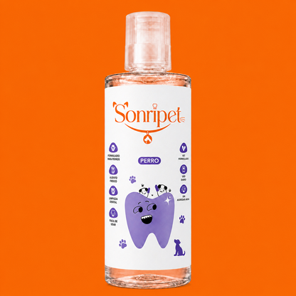 Enjuague Bucal para Mascotas | Reduce Sarro, Bacterias y Mal Olor.