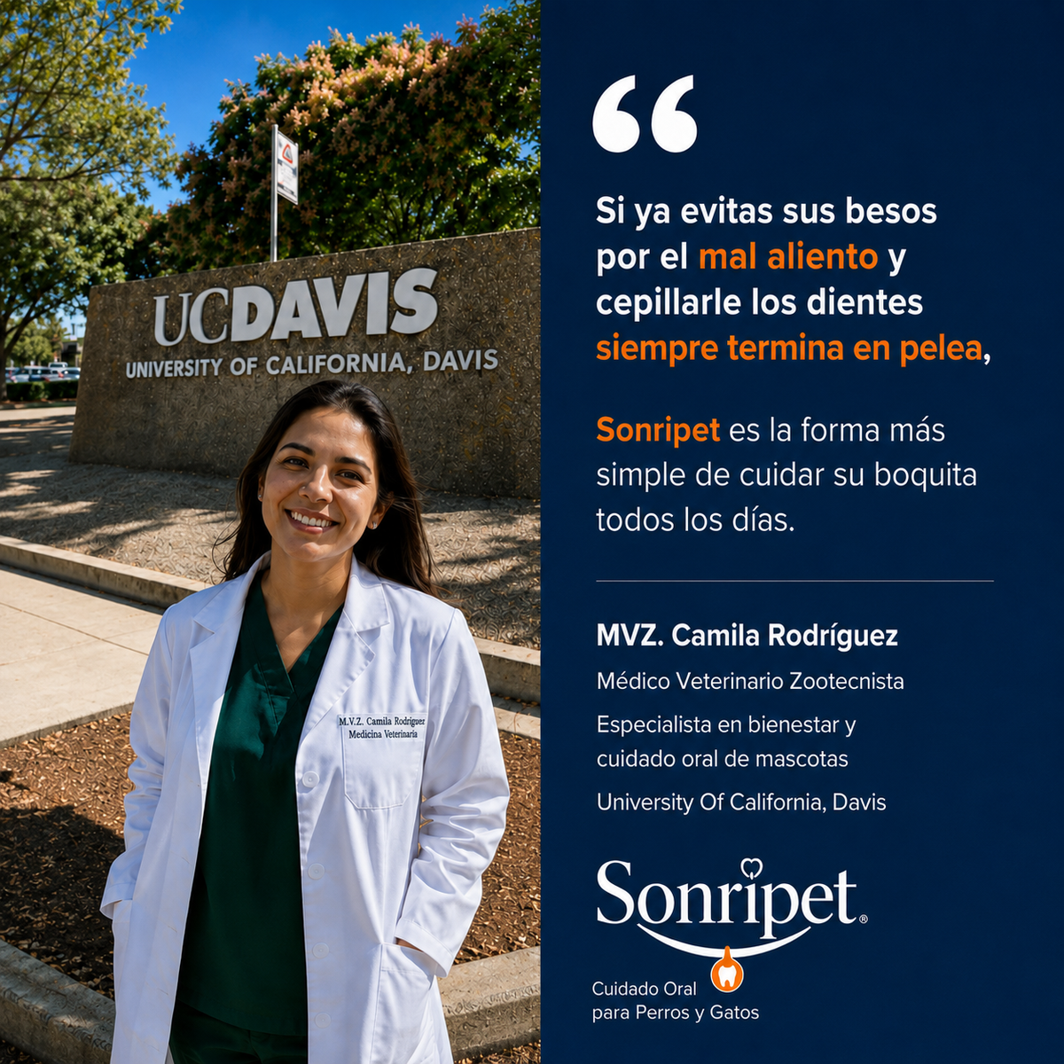 Enjuague Bucal para Mascotas, Sonripet ™️